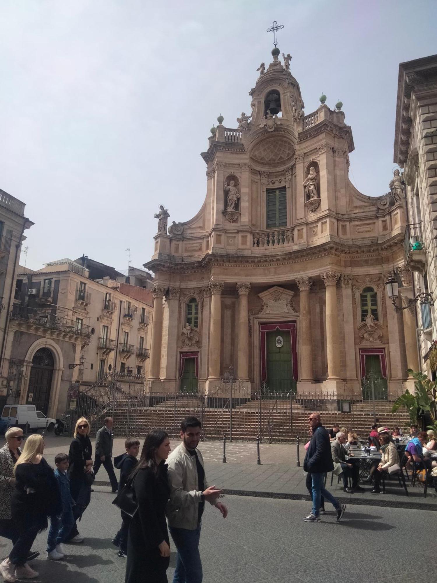 Etna Timeo Central Apartment In Baroque Building Катания Экстерьер фото